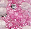 Bracelet Blends Beads-Cube Mix Pink by Cousin: Product Image