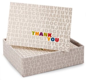 Alphabet Soup Thank You Notes Set Of 14