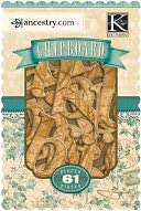 Ancestry.com Chipboard Alphabet Box-61 Pieces by K&Company: Product Image