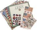Military Scrap Kit 12"X12"-Army by K&Company: Product Image