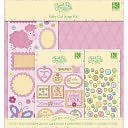 Sweet Pea Scrap Kit 12"X12"-Baby Girl by K&Company: Product Image