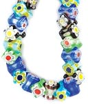 Millefiori Glass Bead Strands-8x10mm Bar Bells 7" Strand by Darice: Product Image