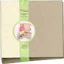 Bo Bunny 2-Ring Bare Naked Binder 6"X6"-W/6 Chipboard Pages by Bo Bunny: Product Image