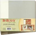 Bo Bunny 3-Ring Bare Naked Binder 9"X9"-W/6 Chipboard Pages by Bo Bunny: Product Image