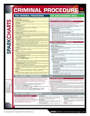 Criminal Procedure (SparkCharts)