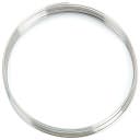 Remembrance Memory Wire Bracelet .62mm .25 Oz/Pkg-Bright/Approx 18 Loops by Beadalon: Product Image