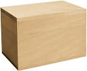 Basswood Hinged Recipe Box-5.88"X3.75"X3.88" by Walnut Hollow: Product Image