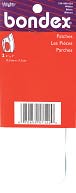 Bondex Iron-On Patches 5"X7" 2/Pkg-White by Wrights: Product Image