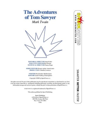 The Adventures of Tom Sawyer (SparkNotes Literature Guide)