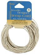 Hemp Cord 48# 8 Yards/Pkg-Natural by Darice: Product Image