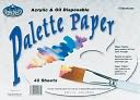 Disposable Palette Paper Pad 8.25"X11.5"-40 Sheets by Royal Brush: Product Image