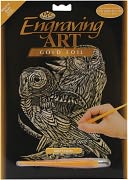 Gold Foil Engraving Art Kit 8"X10"-Owls by Royal Brush: Product Image