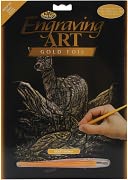 Gold Foil Engraving Art Kit 8"X10"-Deer by Royal Brush: Product Image