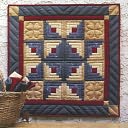 Log Cabin Star Wall Hanging Quilt Kit-22"X22" by Rachel's Of Greenfield: Product Image