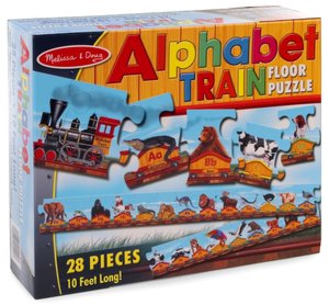 Alphabet Train Floor (28 pc)