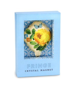 Paisley & Rose Crystal Magnet in Box