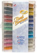 Bead Boutique Bead Box-Multi Color Silver Lined Seed Beads by Blue Moon Beads: Product Image