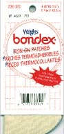 Bondex Iron-On Patches 5"X5-1/4" 4/Pkg-Light Assortment by Wrights: Product Image