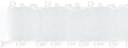 Feather Edge Satin Ribbon 3/16" Wide 18 Feet-White by Offray: Product Image