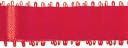 Feather Edge Satin Ribbon 3/16" Wide 18 Feet-Red by Offray: Product Image