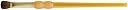 Crafter's Choice Camel Hair Mini Mop Brush-1/4" Width by Royal Brush: Product Image