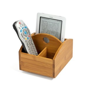 Bamboo Remote Control Holder (5 7/8