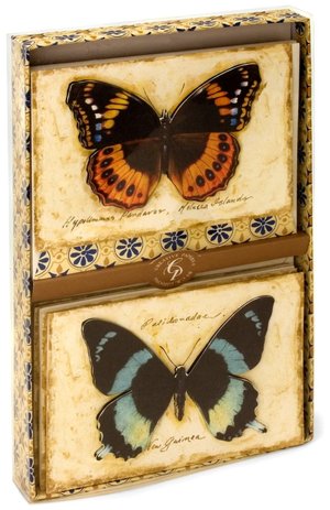 Natural Wonders Butterfly Duet Boxed Cards Set of 10