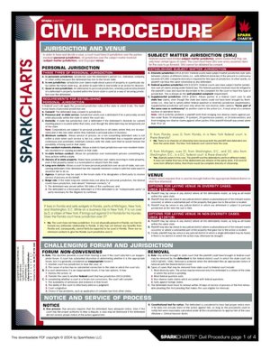 Civil Procedure (SparkCharts)