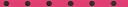 Dippy Dots Ribbon 3/8" Wide 9 Feet-Shocking Pink/Black by Offray: Product Image