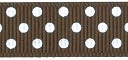 Confetti Dots Ribbon 5/8" 3 Yards-Brown by Offray: Product Image