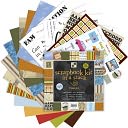 Scrapbook Kit In A Stack 8"X8"-Travel by Diecuts With A View: Product Image
