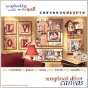 Fancy Back Decor Canvas-White 4"X4" 2/Pkg by Canvas Concepts: Product Image