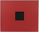 American Crafts Faux Leather 3-Ring Album 12"X12"-Pomegranate by American Crafts: Product Image