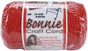 Bonnie Macrame Craft Cord 6mm 100 Yards-Red by Pepperell: Product Image