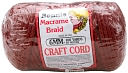 Bonnie Macrame Craft Cord 6mm 100 Yards-Wine by Pepperell: Product Image
