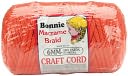 Bonnie Macrame Craft Cord 6mm 100 Yards-Orange by Pepperell: Product Image