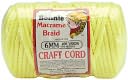 Bonnie Macrame Craft Cord 6mm 100 Yards-Vibrant Yellow by Pepperell: Product Image