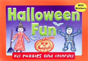 Halloween Fun (Big Puzzles and Coloring)