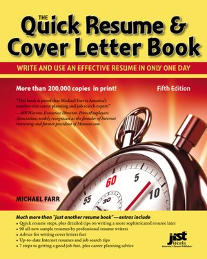 Quick Resume & Cover Letter Book, Fifth Edition