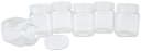 Mackinac Moon Storage Jars 6/Pkg-Clear - 6 Ounce by Mackinac Moon: Product Image