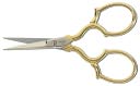Epaulette Embroidery Scissors 3-1/2"-With Leather Sheath by Gingher: Product Image