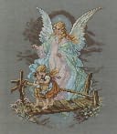 Guardian Angel Counted Cross Stitch Kit-7-1/2