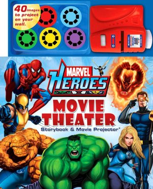 Marvel Heroes Movie Theater Storybook and Movie Projector