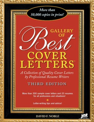 Gallery of Best Cover Letters: A Collection of Quality Cover Letters by Professional Resume Writers