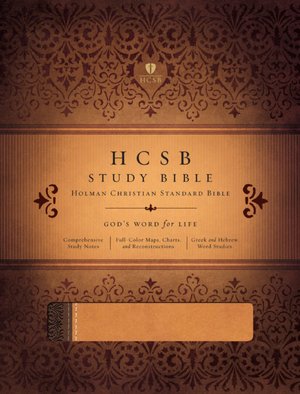 HCSB Study Bible, Brown/Tan