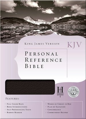 KJV Personal Reference Bible, White Bonded Leather