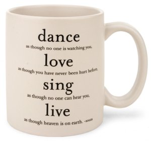 Quotable Dance Love Sing Live Mug