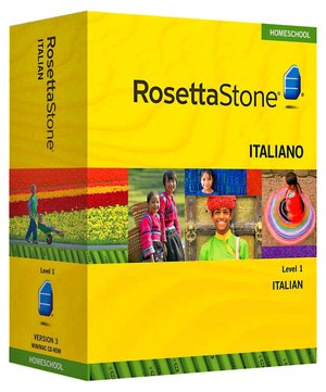 Rosetta Stone Homeschool Version 3 Italian Level 1: with Audio Companion, Parent Administrative Tools & Headset with Microphone