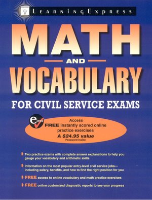 Math and Vocabulary for Civil Service Exams