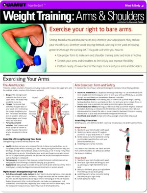 Weight Training: Arms and Shoulders (Quamut)